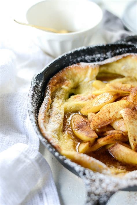 Simply Scratch Caramelized Apple Dutch Baby For One Or More Simply