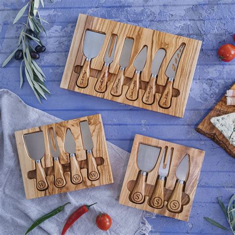 Personalized Charcuterie Cheese Knives Engraved Cheese Knife Utensil