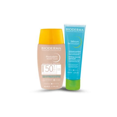 BIODERMA PHOTODERM NUDE TOUCH MINERAL SPF 50 40ML GRATIS SEBIUM