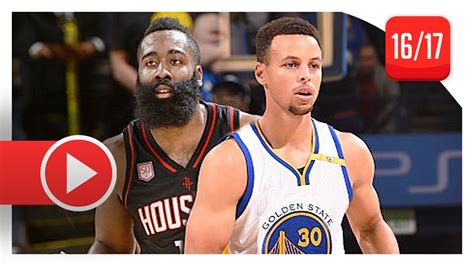 James Harden Vs Stephen Curry Epic Pg Duel Highlights 2016 12 01 Warriors Vs Rockets Must