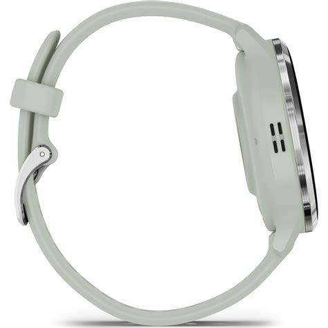 Smartwatch Garmin Venu 3S, GPS, Wi-Fi, силиконова каишка, Silver/Sage