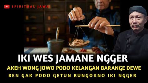 Iki Sing Gak Di Nduweni Bongso Asing Ngger Ngaji Kejawen Youtube