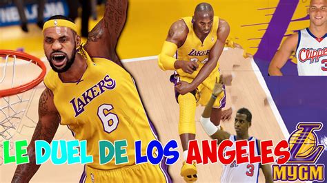 NBA 2K14 My GM Mode Ep 2 Los Angeles Lakers Le duel à LA PS4