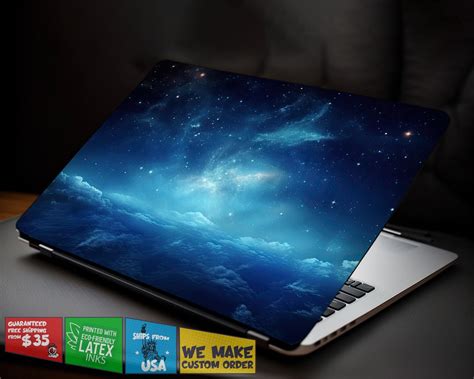 Space Theme Laptop Decal Computer Vinyl Sticker Starry Sky - Etsy