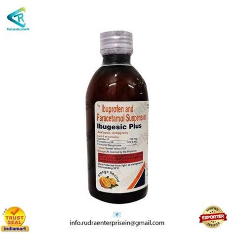 Ibuprofen And Paracetamol Suspension Ibugesic Plus Ml At