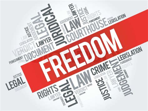 Freedom Word Cloud Stock Vector Colourbox