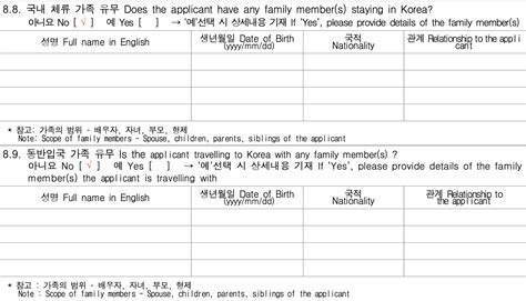 How To Fill Out The South Korea Visa Application Form