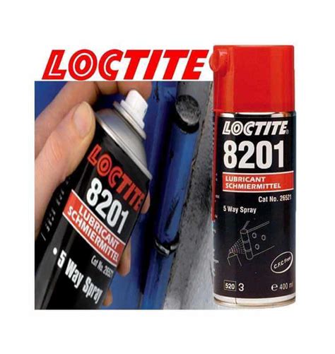 Lubricant Loctite 8201 Multipurpose Oil Spray 5 Uses Format 400