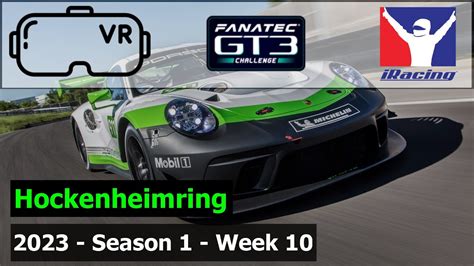 Iracing Vr Porsche Gt Hockenheimring S Week Gt