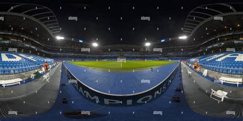 360° view of Interior of Santiago Bernabeu Stadium, Madrid - Alamy