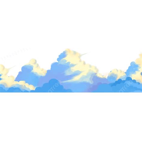 Nubes PNG Dibujos Nubes PNG Dibujos Nube Azul PNG Y PSD Para