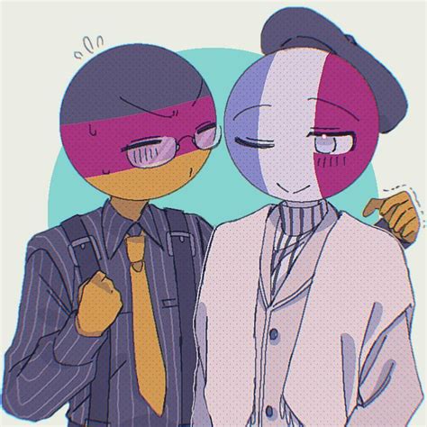 Countryhumans Germany x France | Hài hước