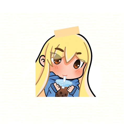 Blonde Hair Light Skin Twitch Emotes Twitch Discord Etsy