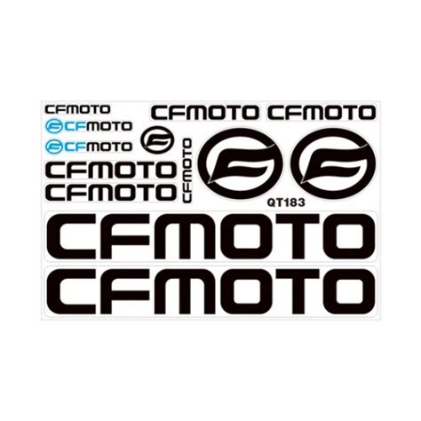 NAKLEJKI LOGO NAPIS NAKLEJKA CFMOTO QUAD MOTOCYKL CF MOTO DUŻY ZESTAW