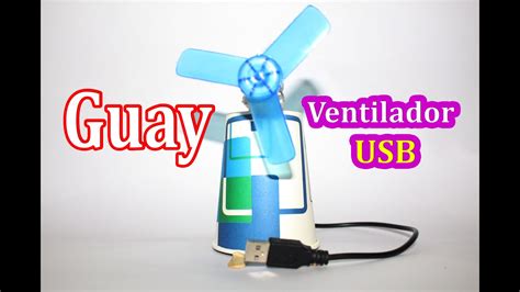 Cómo hacer un ventilador USB fácil tutorial Proyecto de bricolaje