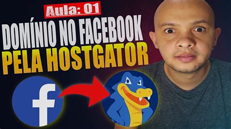 Como Verificar Dom Nio No Facebook Pela Hostgator Curso Gr Tis Aula