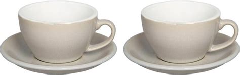 Loveramics Egg Cappuccinokop Met Schotel Set Van Ml Ivoor