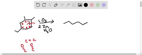 SOLVED Draw The Product Formed When Alkene D Is Reacted With Ozone