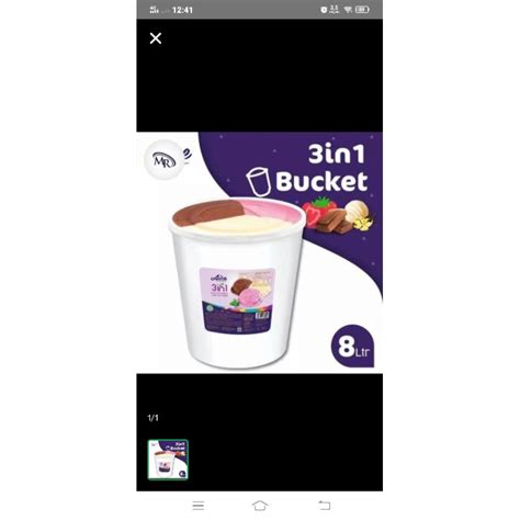 Jual ICE CREAM AICE NEOPOLITAN 8 LITER AICE 3 IN 1 BUCKET MURAH ESKRIM