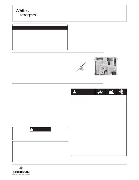 White Rodgers 50M56U-843 User's Manual - Free PDF Download (8 Pages)