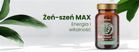 efime Żeń Szeń MAX Energia i witalność kaps 60 szt