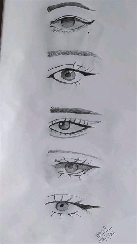 Types of Anime Eyes :) | Easy anime eyes, Anime eyes, Eye sketch