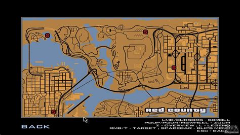 Map in the style of GTA III v1 for GTA San Andreas