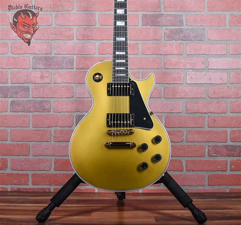 Gibson Custom Shop Les Paul Custom Double Gold 2023 W Ohsc Reverb