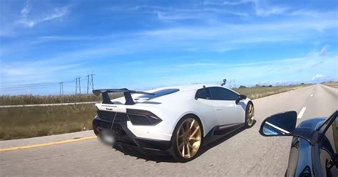 Watch Supercharged Huracan Performante Race McLaren MP4 12C In Rolling