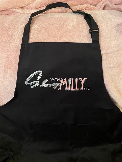 2 Custom Logo Aprons | Etsy