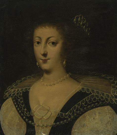 French School 17th Century Portrait Of A Noble Woman Mutualart