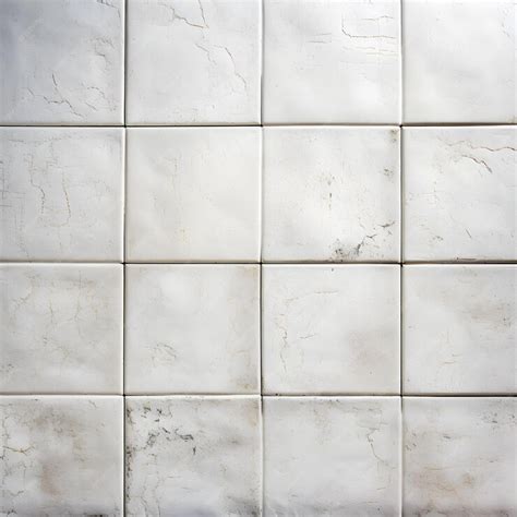 Premium AI Image | White Ceramic Tile Texture Background