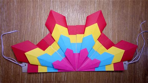 EASY FESTIVAL HEADPIECE MADE OF COLORED PAPER