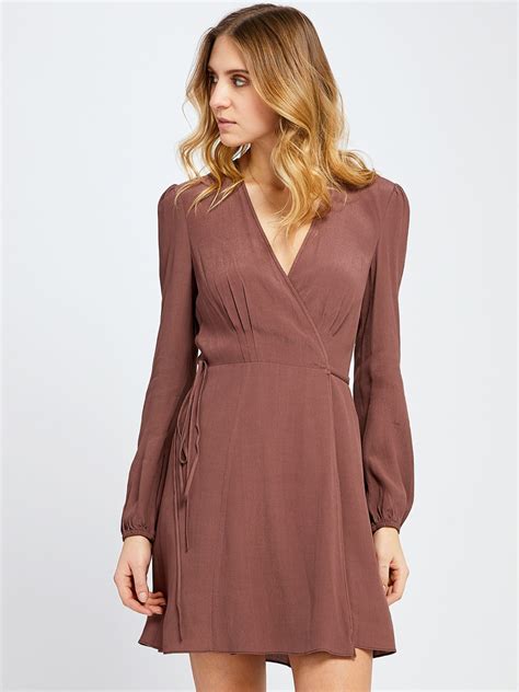 Mauve Wrap Dress Dresses Images 2022