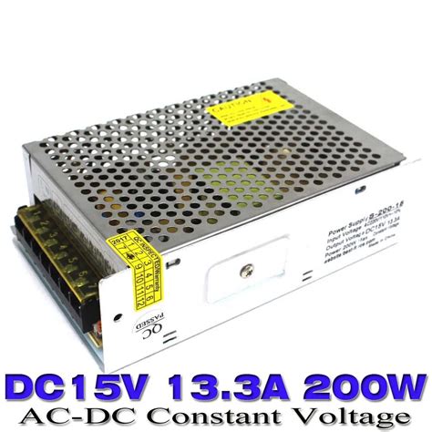 Switching Led Power Supply 15V 13 3A 200W AC110 220V To DC15V Led