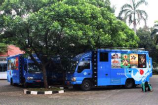 Mobil Bioskop Keliling Di Halaman Galeri Nasional Datatempo