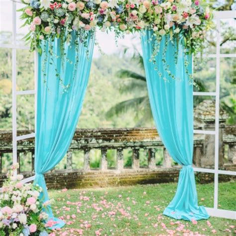 Pink Outdoor Curtain Chiffon Backdrop Birthday Wedding Party | Etsy