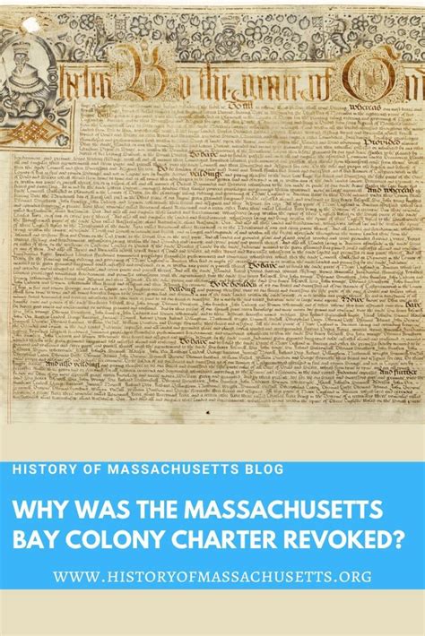 Why Was The Massachusetts Bay Colony Charter Revoked Massachusetts Bay Colony Massachusetts