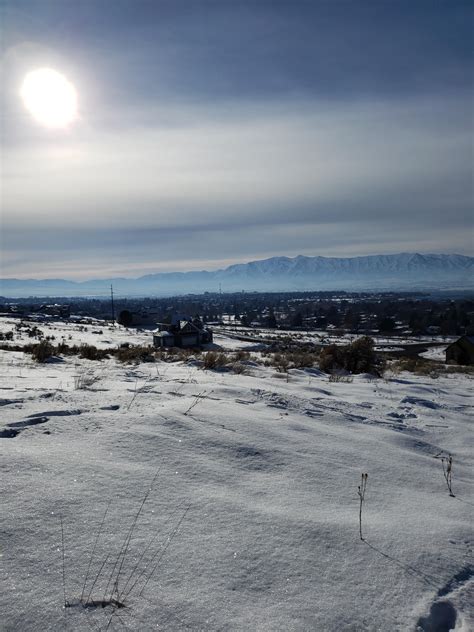 Wellsville Mountains in northern Utah [OC] | Snow covered trees, Utah ...