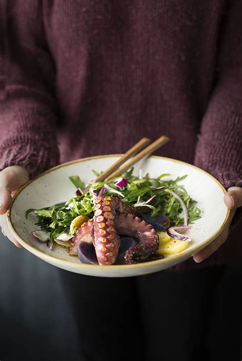 Ensalada De Pulpo Asado Y Patatas Violeta C Mo Cocer El Pulpo Para Que