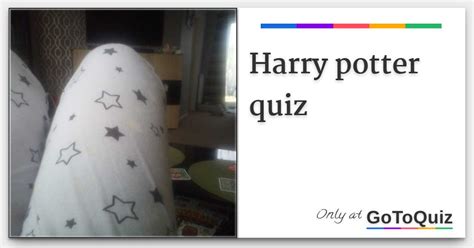 Harry potter quiz for fans