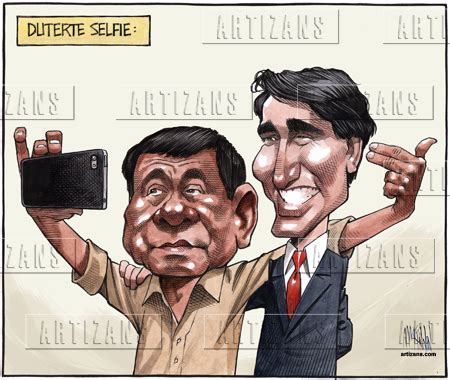 Artizans Image Information Rodrigo Duterte Poses With Justin Trudeau