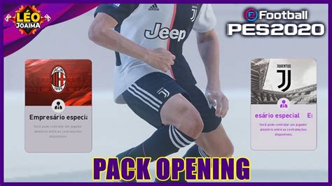 EFootball PES 2020 MYCLUB PACK OPENING LIGA ITALIANA JUVENTUS E MILAN