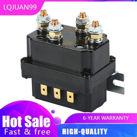 Heavy Duty Winch Relay Contactor Solenoid 12v 250a For Atv Utv Truck