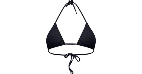 Mihara Yara Triangle Bikini Top In Blue Lyst
