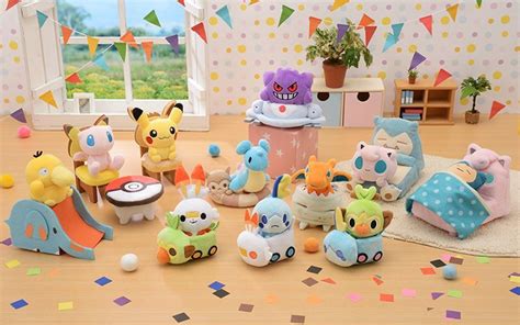 Pokemon Center 2020 Pokemon Dolls House Pikachu Chair For Plush Mascot