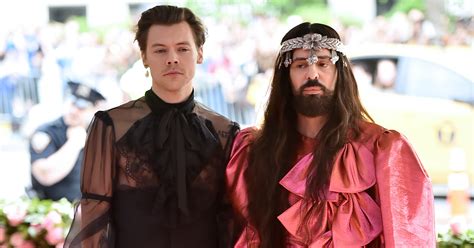 Harry Styles Won The Met Gala In A Gucci Pussybow Jumpsuit