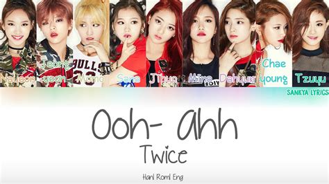 TWICE Like OOH AHH OOH AHH하게 Color Coded HAN ROM ENG HAN ROM