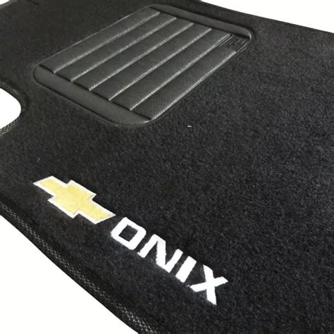 Jogo Tapete Carpete Onix 2020 Personalizado Preto Logo MercadoLivre