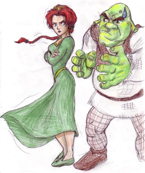 Shrek and princess Fiona by JesusIsMyHomie on @DeviantArt | Princess fiona, Shrek, Non disney ...